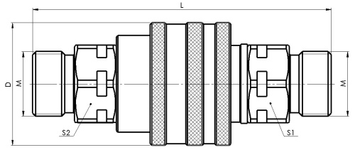 Муфта швидкороз'ємна QS12-CM