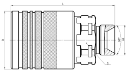 Півмуфта охоплююча QR 34F-CM