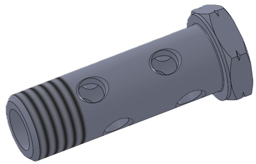 Болт Banjo подвійний (дюймовий)