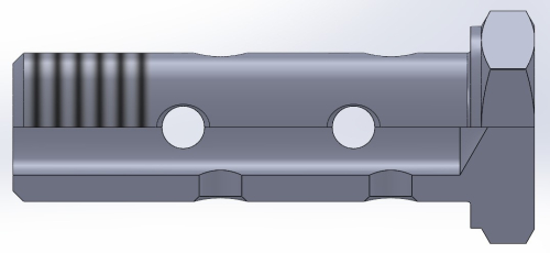 Болт Banjo подвійний (метрична різьба)