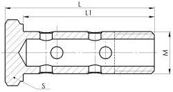 Болт Banjo подвійний (метрична різьба)