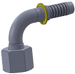 Комплект фітинга DKI кутовий 90ﹾ