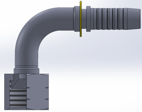 Комплект фітинга DKJ кутовий 90ﹾ