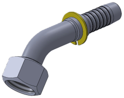 Комплект фітинга DKM кутовий 45ﹾ