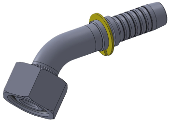 Комплект фітинга DKOL кутовий 45ﹾ