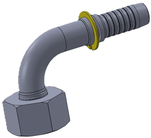 Комплект фітинга DKOS кутовий 90ﹾ