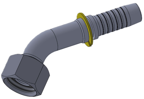 Комплект фітинга DKR кутовий 45ﹾ