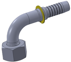 Комплект фітинга DKR кутовий 90ﹾ