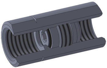 Зворотній клапан з корпусом HCV+MFF