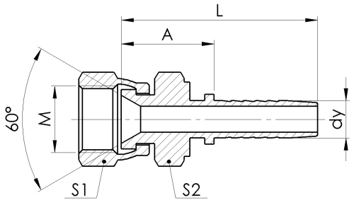 Комплект фітинга JIS-Komatsu