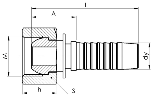 Комплект фітинга DKM прямий