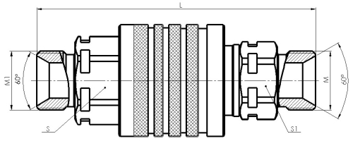 Муфта розривна (двостороння)  QR 12 СМ