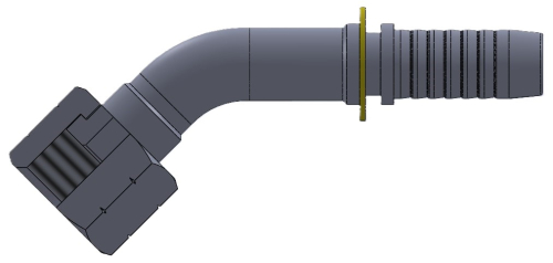 Комплект фітинга ORFS кутовий 45ﹾ