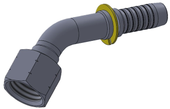 Комплект фітинга ORFS кутовий 45ﹾ