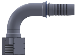 Комплект фітинга ORFS кутовий 90ﹾ