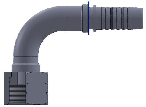 Комплект фітинга ORFS кутовий 90ﹾ