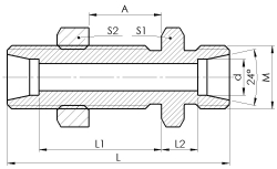Різьбове з'єднання перебірне АЕ