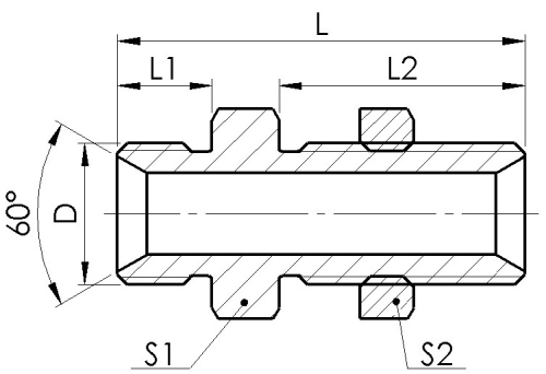 Різьбове з'єднання перебірне АМ