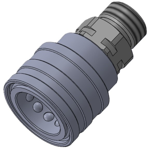 Півмуфта охоплююча QS 12F-CM