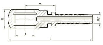 Штуцер Banjo (дюймовий)