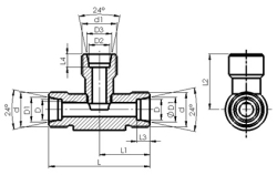 Трійник ТЕ Ш-Ш-Ш